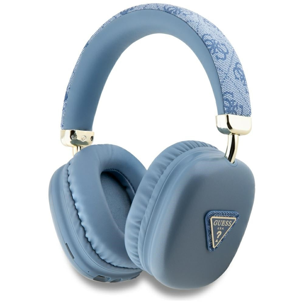 Handsfree Bluetooth Guess 4G Guld Trekant Logo, A2DP, Blå