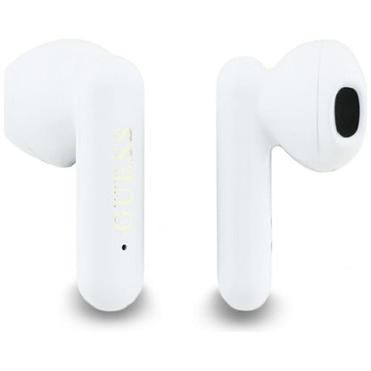 Handsfree Bluetooth Guess 4G Metal Logo, TWS, Hvid