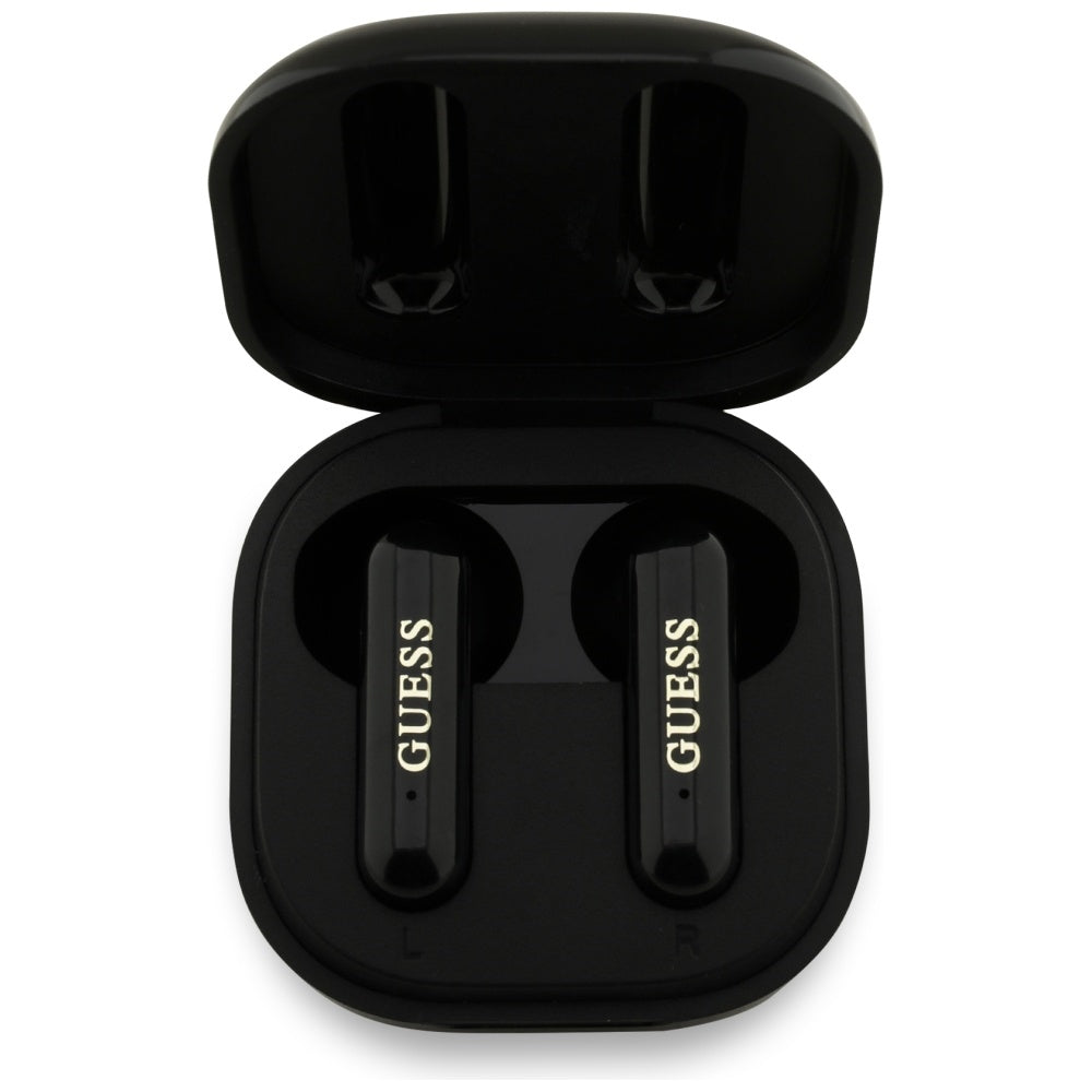 Handsfree Bluetooth Guess 4G Metal Logo, TWS, Sort