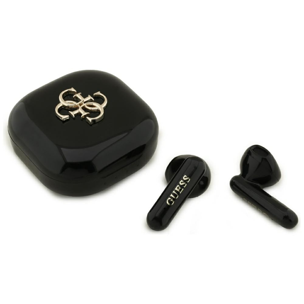 Handsfree Bluetooth Guess 4G Metal Logo, TWS, Sort