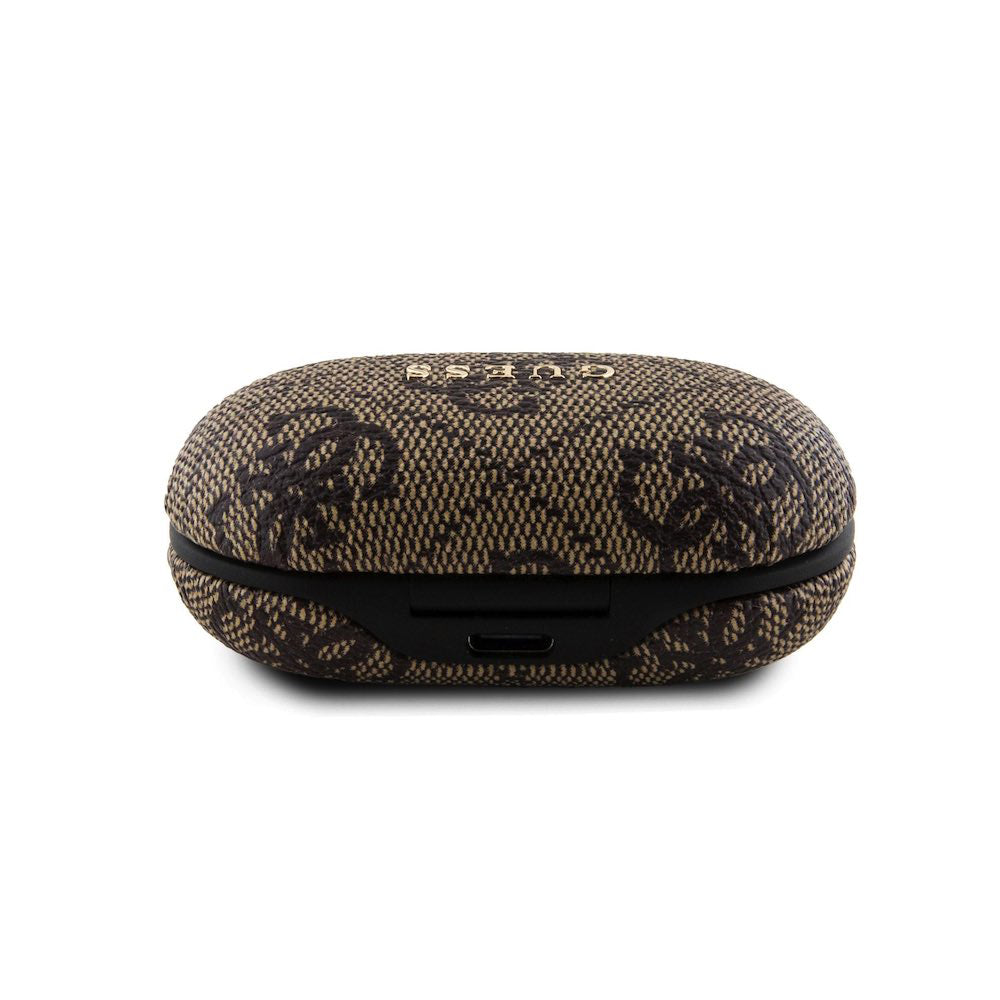 Handsfree Bluetooth Guess 4G Metal, TWS, Brun