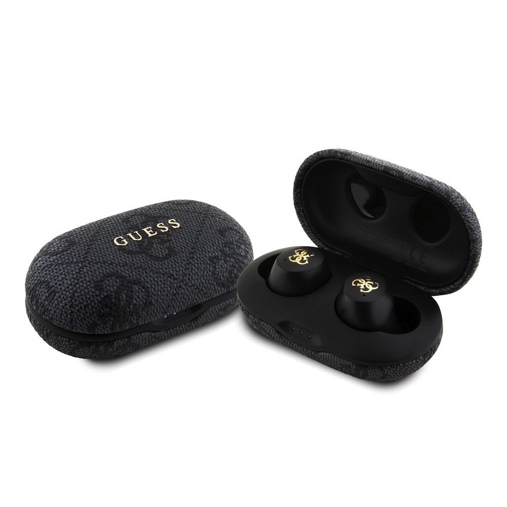 Handsfree Bluetooth Guess 4G Metal, TWS, Sort