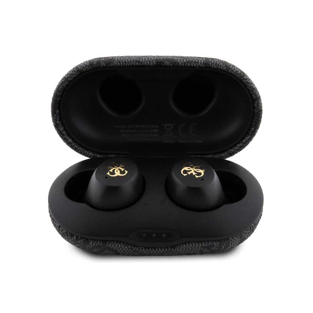 Handsfree Bluetooth Guess 4G Metal, TWS, Sort
