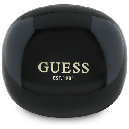 Handsfree Bluetooth Guess Flat Classic Logo Electroplated, TWS, Sort