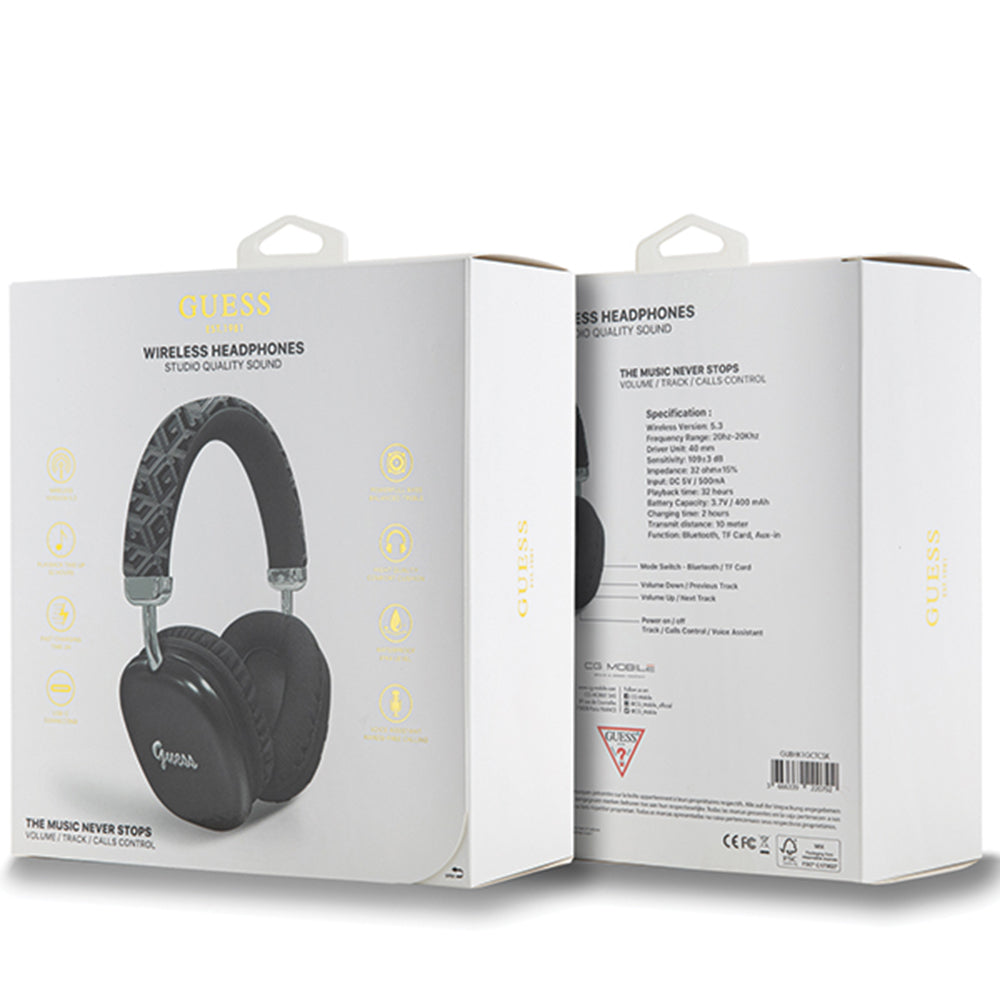 Handsfree Bluetooth Guess GCube Metallic Script Logo, A2DP, Sort