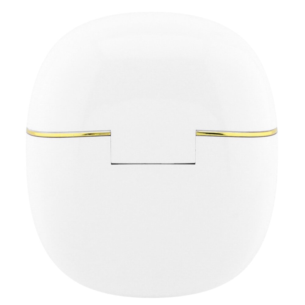 Handsfree Bluetooth Guess Glossy Gold Line Classic, TWS, Hvid