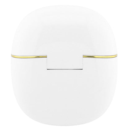 Handsfree Bluetooth Guess Glossy Gold Line Classic, TWS, Hvid
