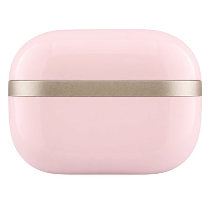 Guess Glossy Gold Line Printed Classic Logo Bluetooth Handsfree, TWS, Pink