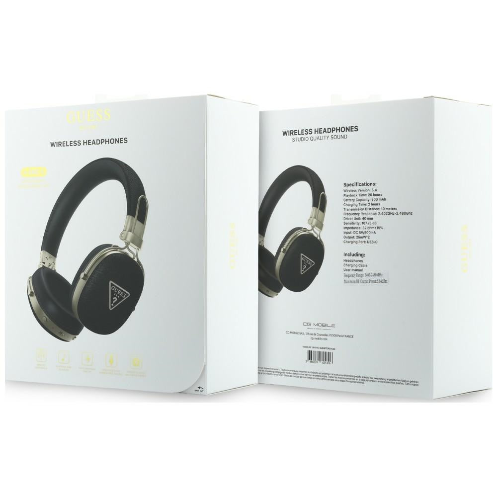 Handsfree Bluetooth Guess Kornet Trekant Logo, A2DP, Sort