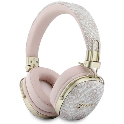 Handsfree Bluetooth Guess Metal 4G Script Logo, A2DP, Lyserød