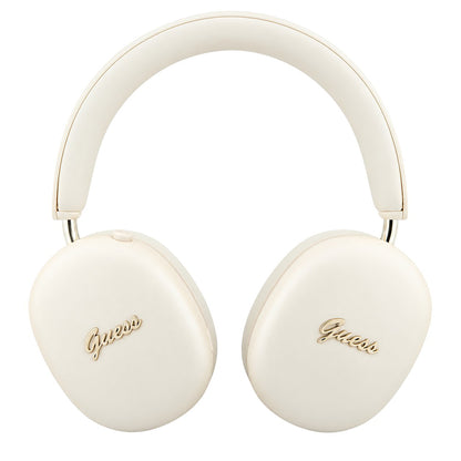 Guess Metal Script Logo Bluetooth Handsfree, A2DP, Beige