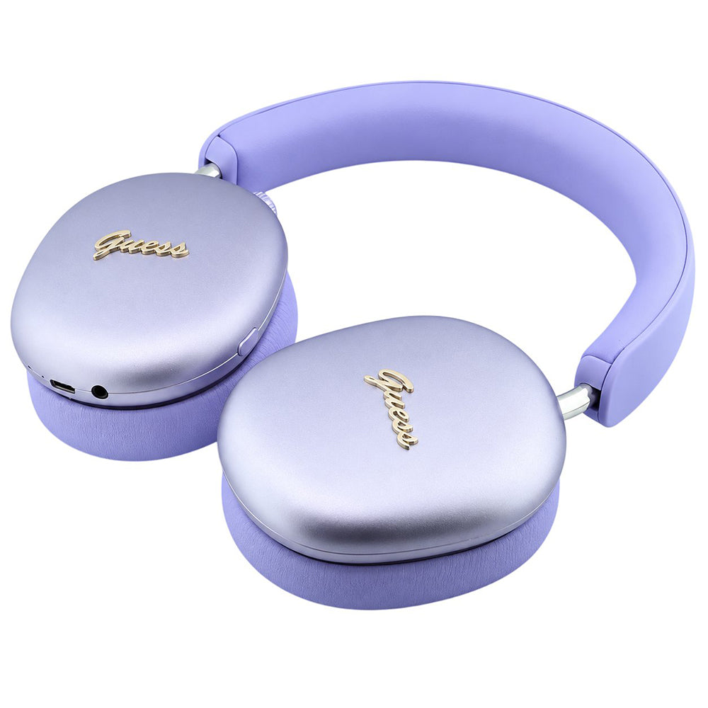 Guess Metal Script Logo Bluetooth-håndfri, A2DP, lilla