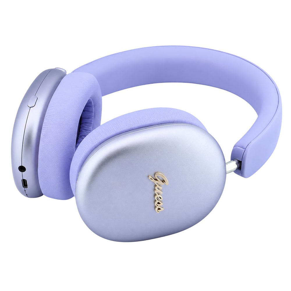 Guess Metal Script Logo Bluetooth-håndfri, A2DP, lilla
