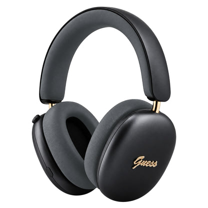 Guess Metal Script Logo Bluetooth-håndfri, A2DP, sort