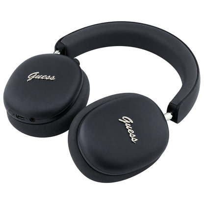 Guess Metal Script Logo Bluetooth-håndfri, A2DP, sort