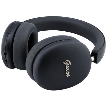Guess Metal Script Logo Bluetooth-håndfri, A2DP, sort