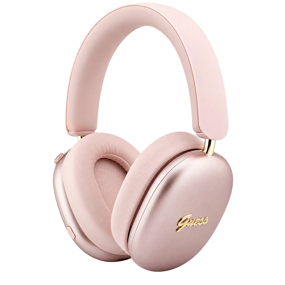 Guess Metal Script Logo Bluetooth-håndfri, A2DP, pink