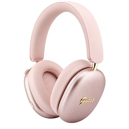 Guess Metal Script Logo Bluetooth-håndfri, A2DP, pink
