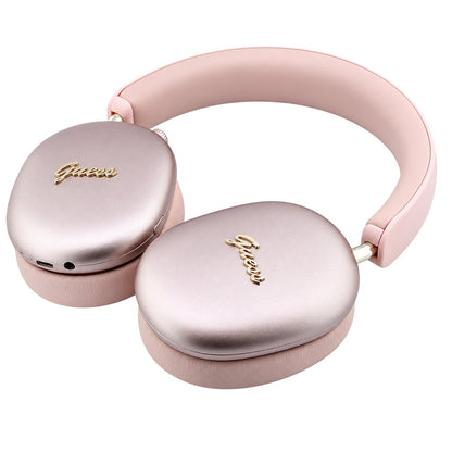 Guess Metal Script Logo Bluetooth-håndfri, A2DP, pink