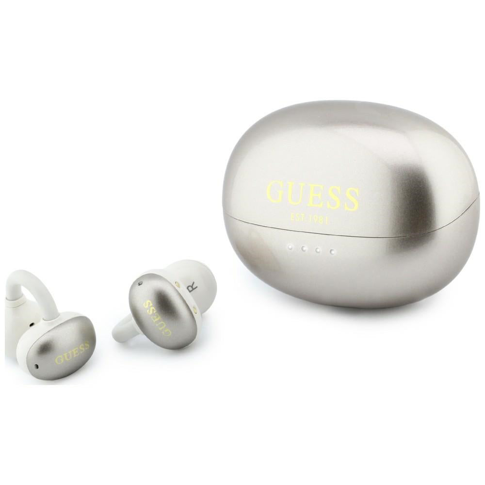 Handsfree Bluetooth Guess Metalisk Finish Elektropolerede Dele Classic, TWS, Guld