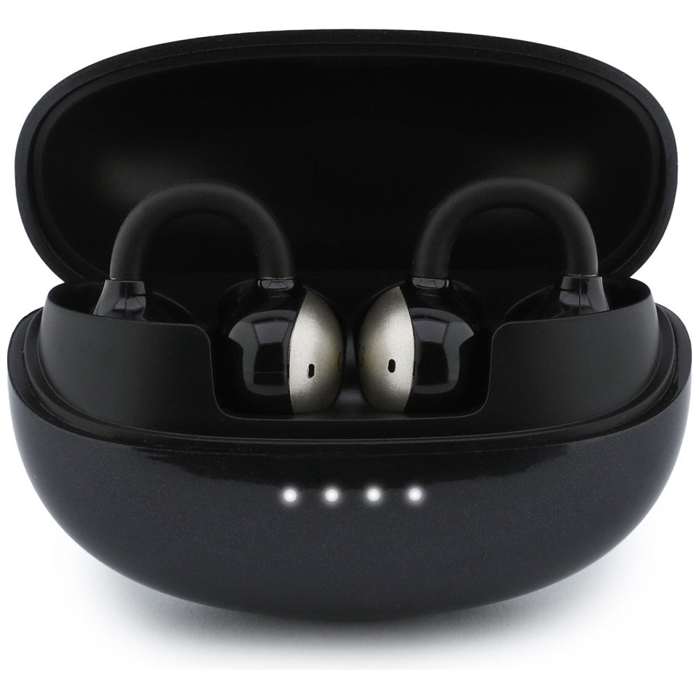 Handsfree Bluetooth Guess Metalisk Finish Elektropolerede Dele Klassisk, TWS, Sort