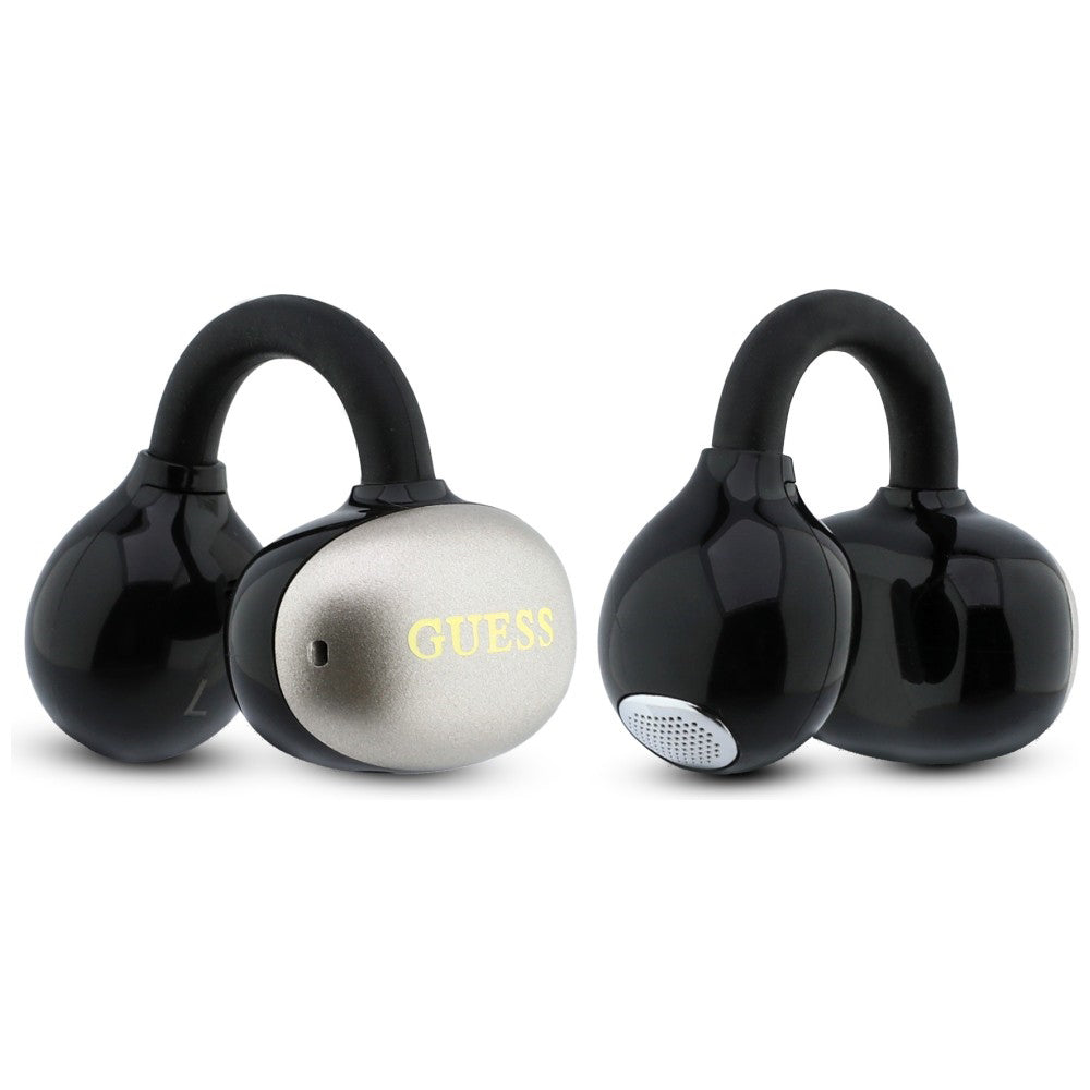 Handsfree Bluetooth Guess Metalisk Finish Elektropolerede Dele Klassisk, TWS, Sort