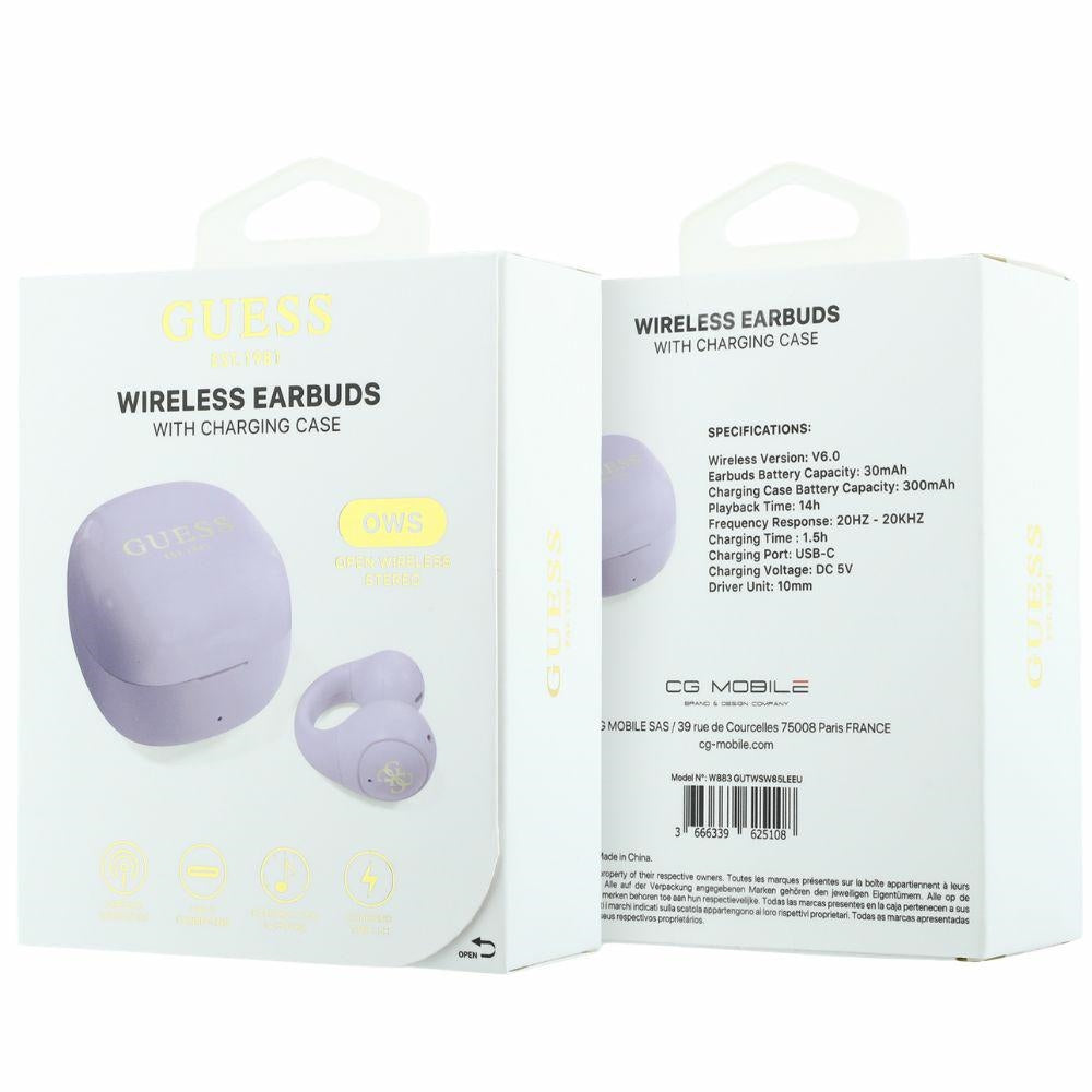 Handsfree Bluetooth Guess Mini Classic, TWS, Lilla