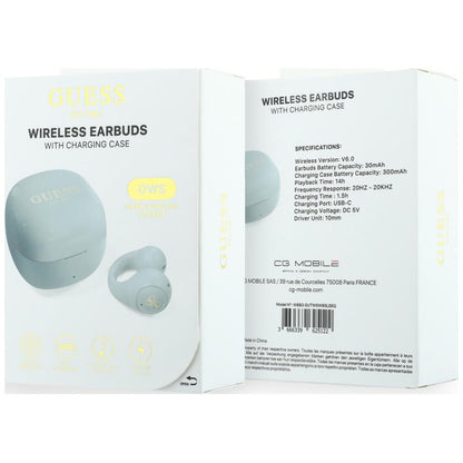 Handsfree Bluetooth Guess Mini Classic, TWS, Turkis