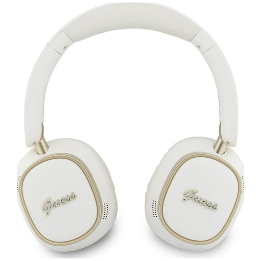 Handsfree Bluetooth Guess Rectangle Metal Script, A2DP, Hvid