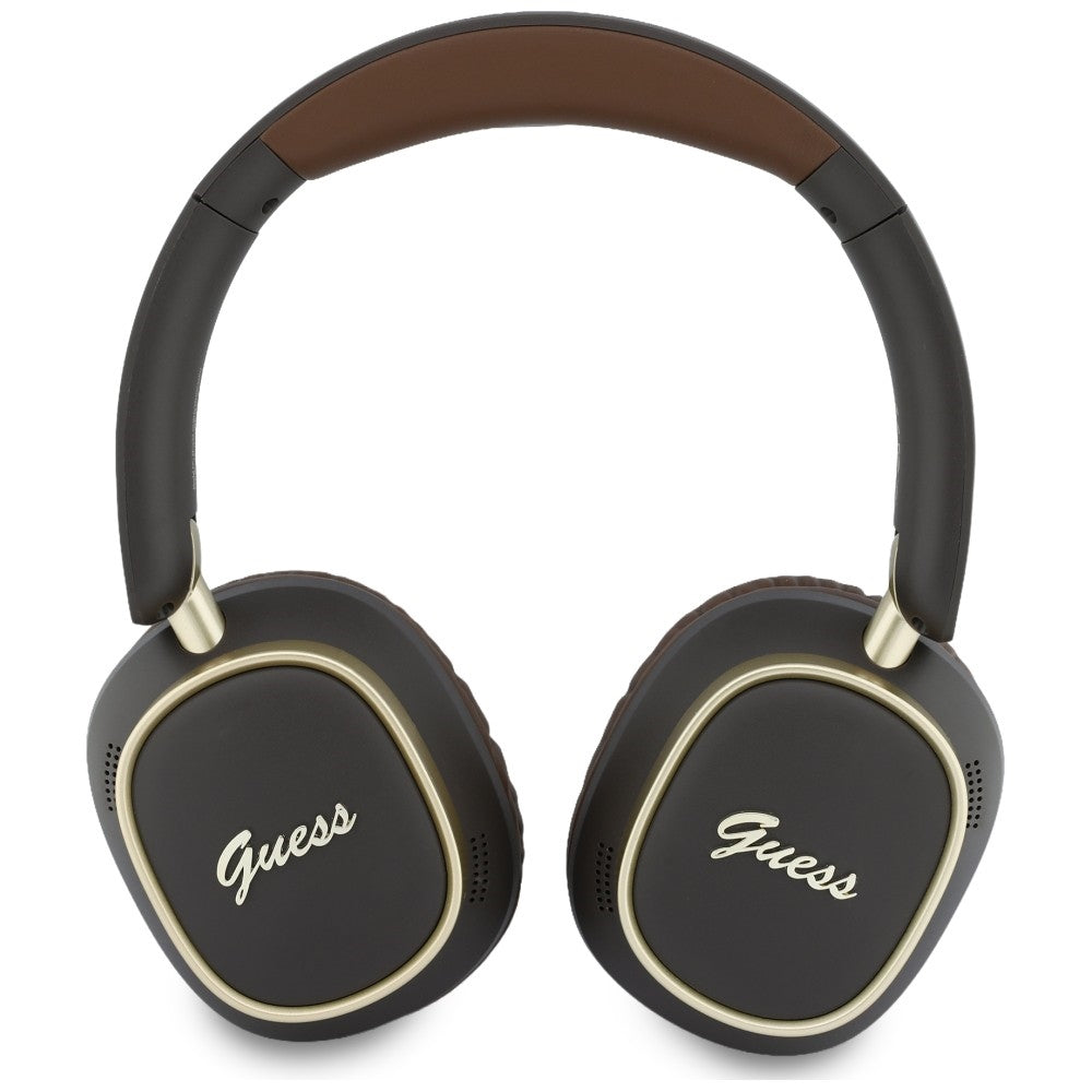 Handsfree Bluetooth Guess Rectangle Metal Script, A2DP, Brun