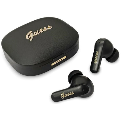 Handsfree Bluetooth Guess Script Metal Logo, TWS, Sort