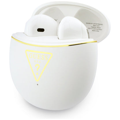 Handsfree Bluetooth Guess Script Print, TWS, Hvid