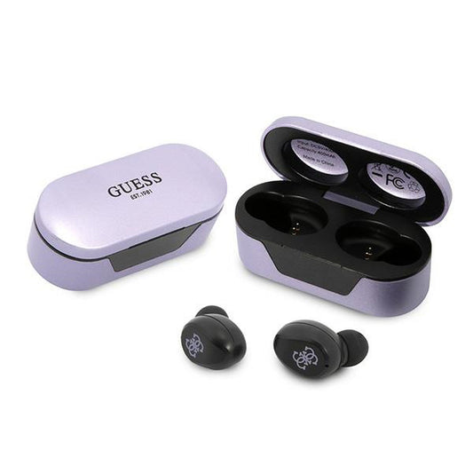 Handsfree Bluetooth Guess, TWS, Lilla