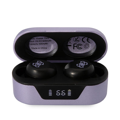 Handsfree Bluetooth Guess, TWS, Lilla
