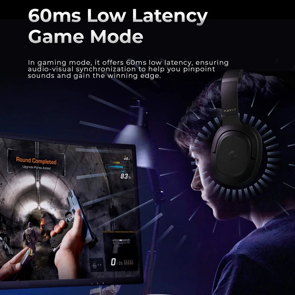 Handsfree Bluetooth HAVIT H612BT, A2DP, Black