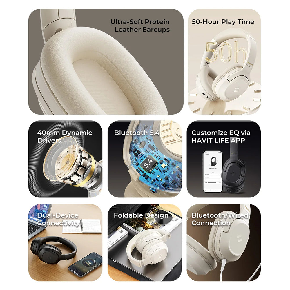 Handsfree Bluetooth HAVIT H612BT, A2DP, Black