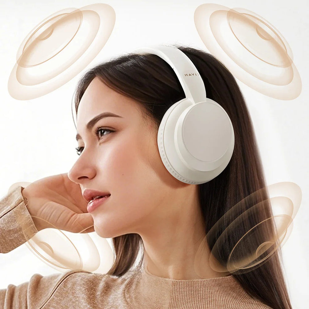 Handsfree Bluetooth HAVIT H619BT, A2DP, Hvid