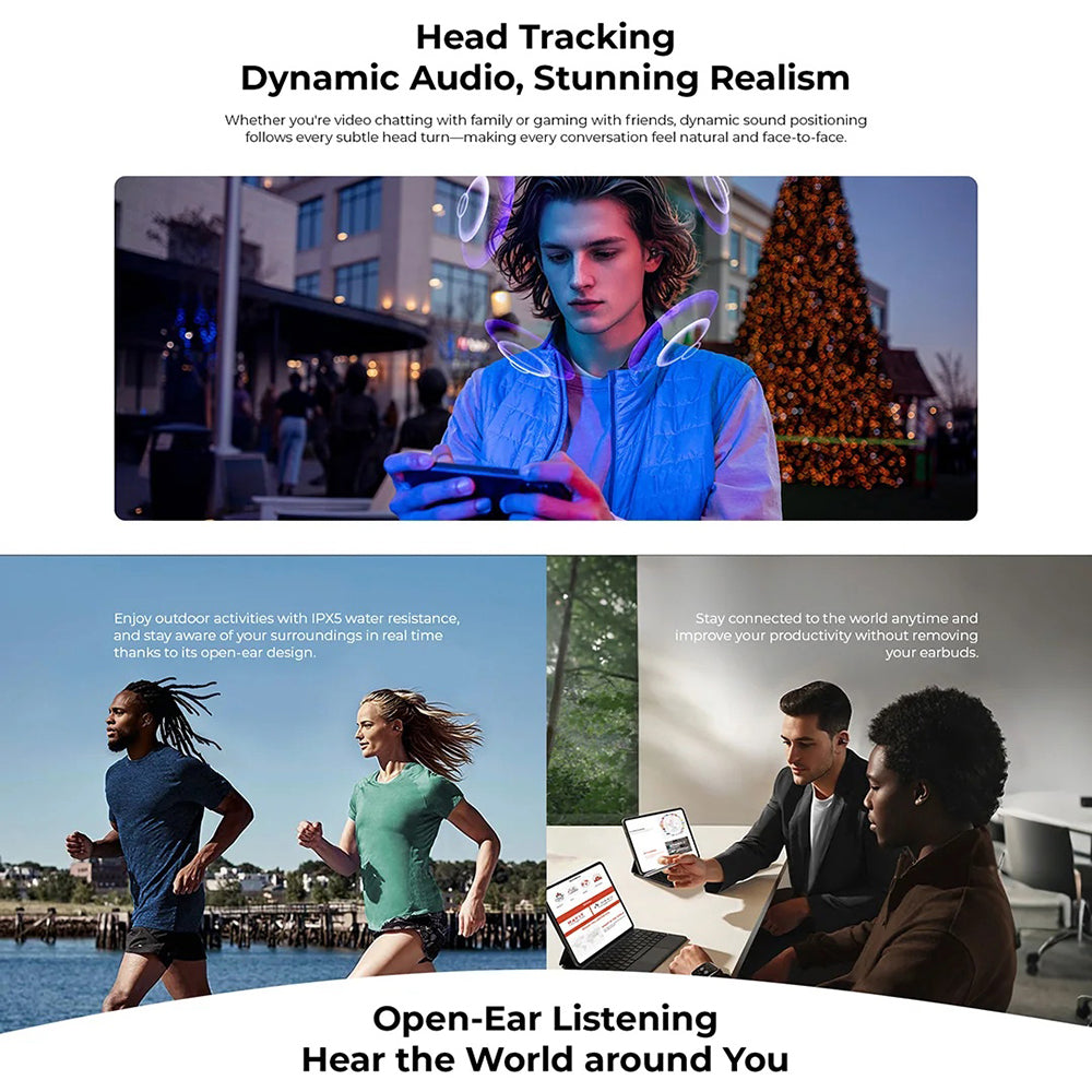 Handsfree Bluetooth HAVIT OWS916, TWS, Grå