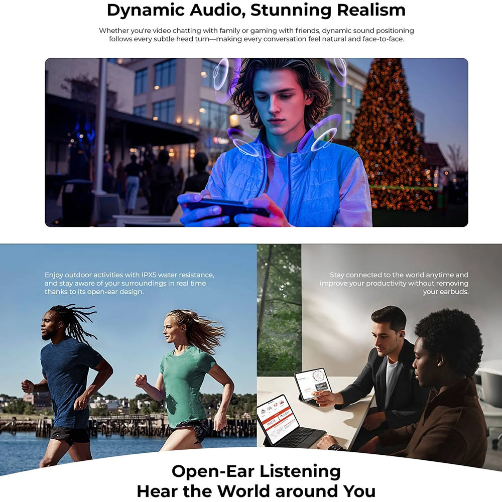 Handsfree Bluetooth HAVIT OWS916 Lite, TWS, Sort