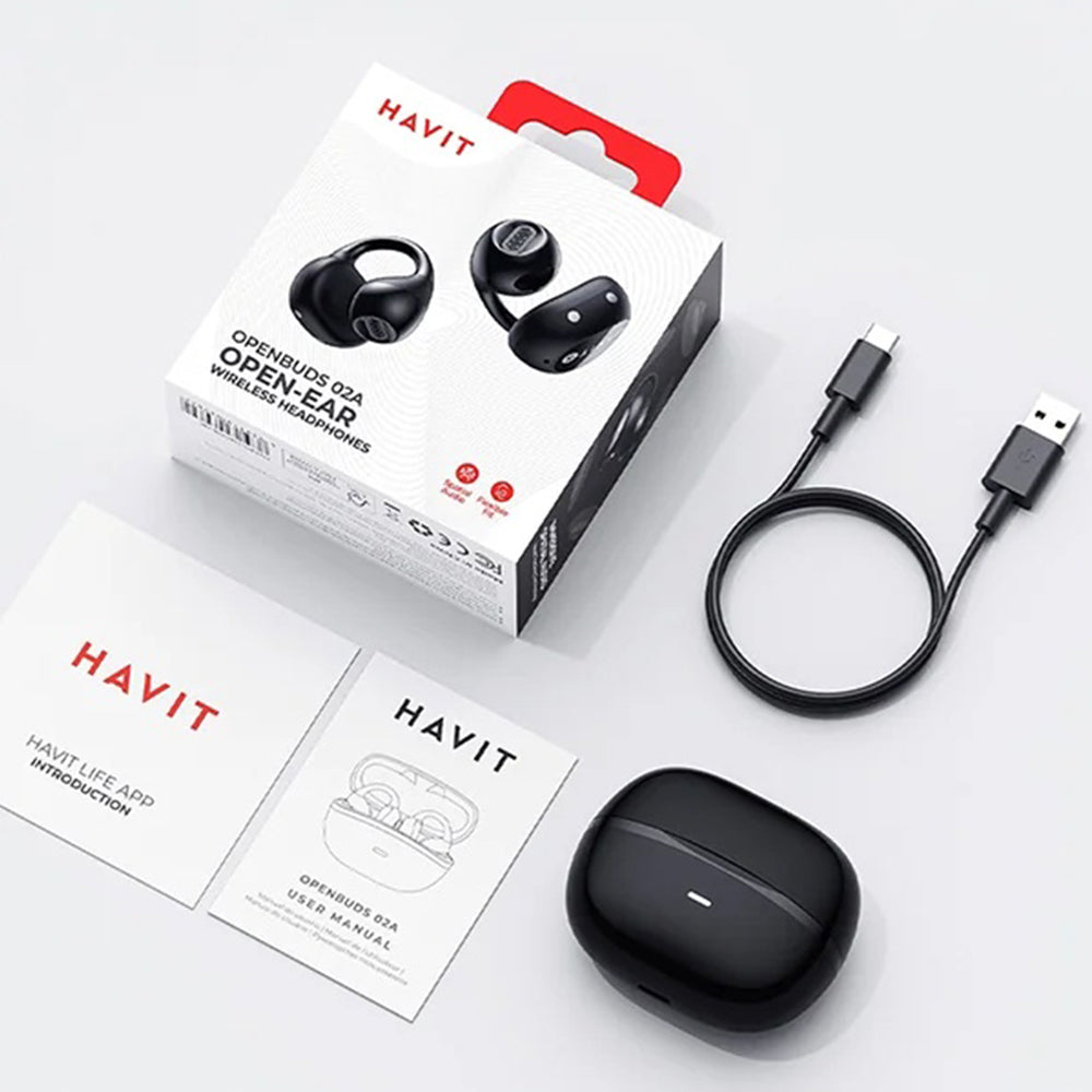 Handsfree Bluetooth HAVIT OWS916, TWS, Sort