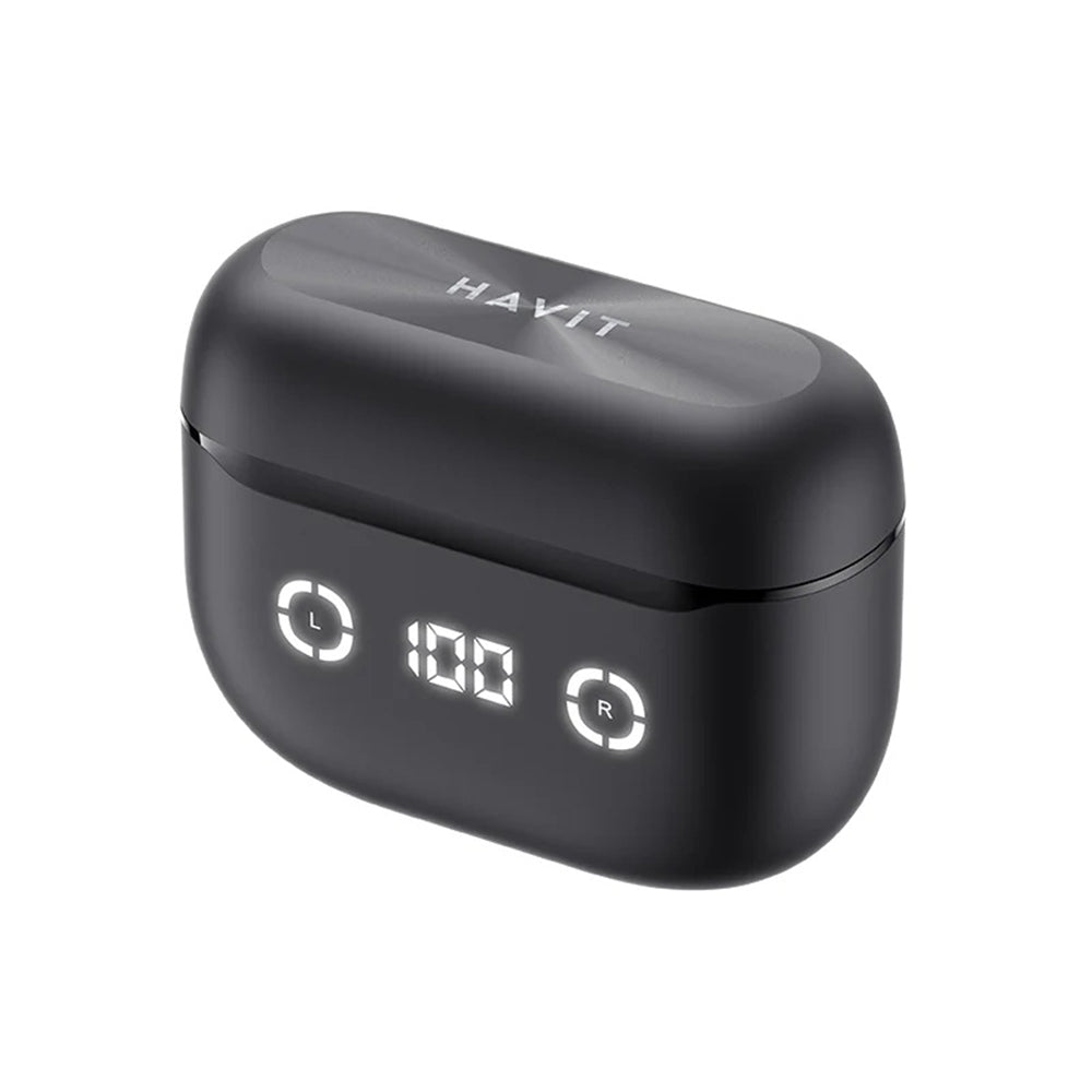 Handsfree Bluetooth HAVIT TW984, TWS, ANC, Sort