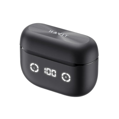 Handsfree Bluetooth HAVIT TW984, TWS, ANC, Sort