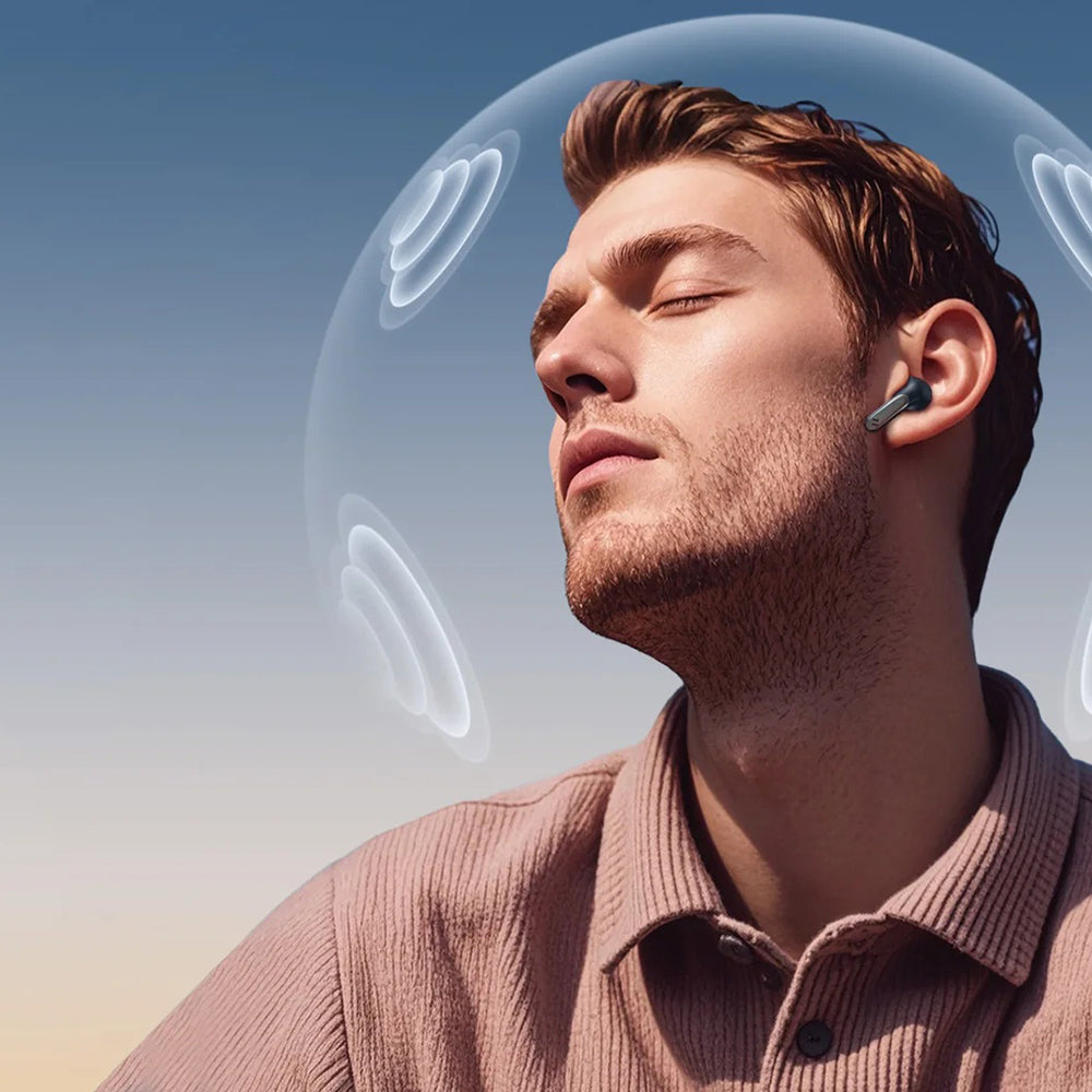 Handsfree Bluetooth HAVIT TW984, TWS, ANC, Sort