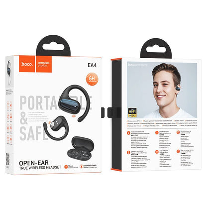 Handsfree Bluetooth HOCO EA4, TWS, Sort