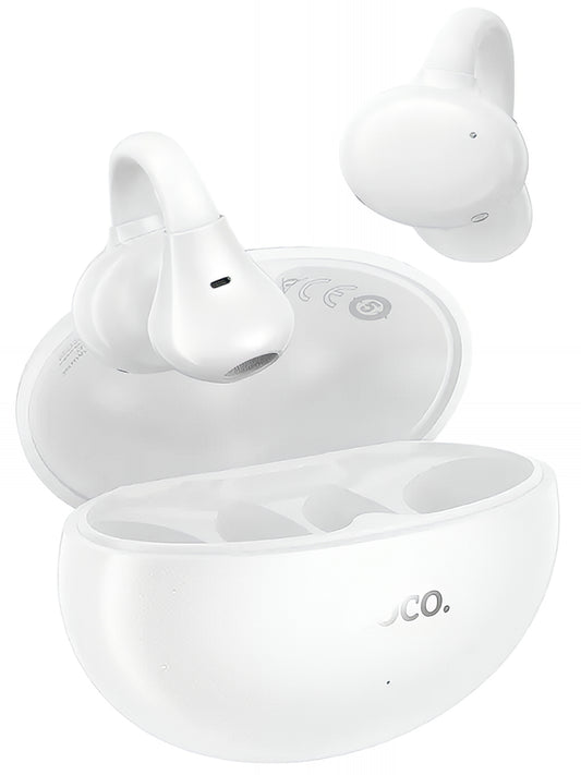 Handsfree Bluetooth HOCO EA8, TWS, Hvid
