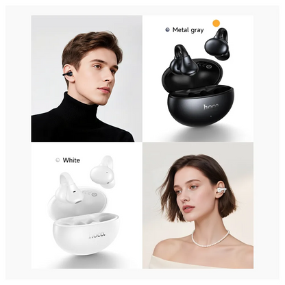 Handsfree Bluetooth HOCO EA8, TWS, Hvid