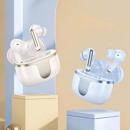 Handsfree Bluetooth HOCO EQ10, TWS, Hvid