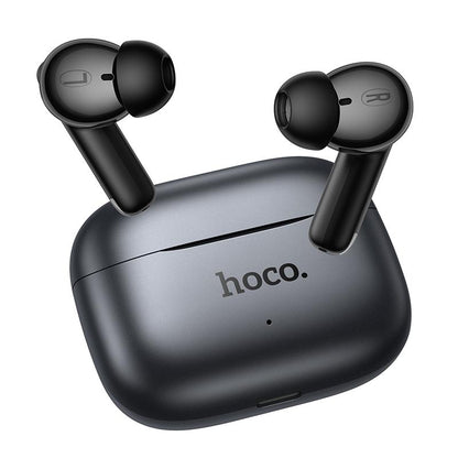 Bluetooth-håndfri HOCO EQ27 AI Oversættelse, TWS, ANC, Grå