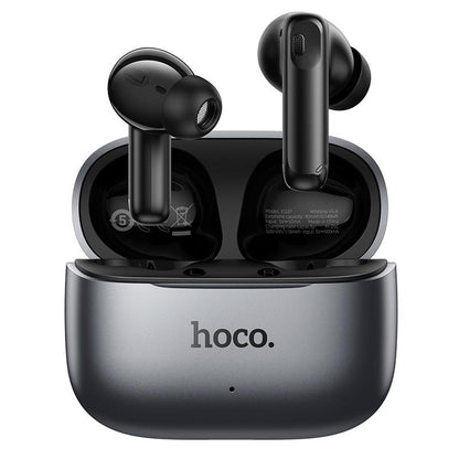 Bluetooth-håndfri HOCO EQ27 AI Oversættelse, TWS, ANC, Grå