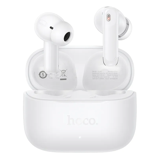 Handsfree Bluetooth HOCO EQ30, TWS, Hvid